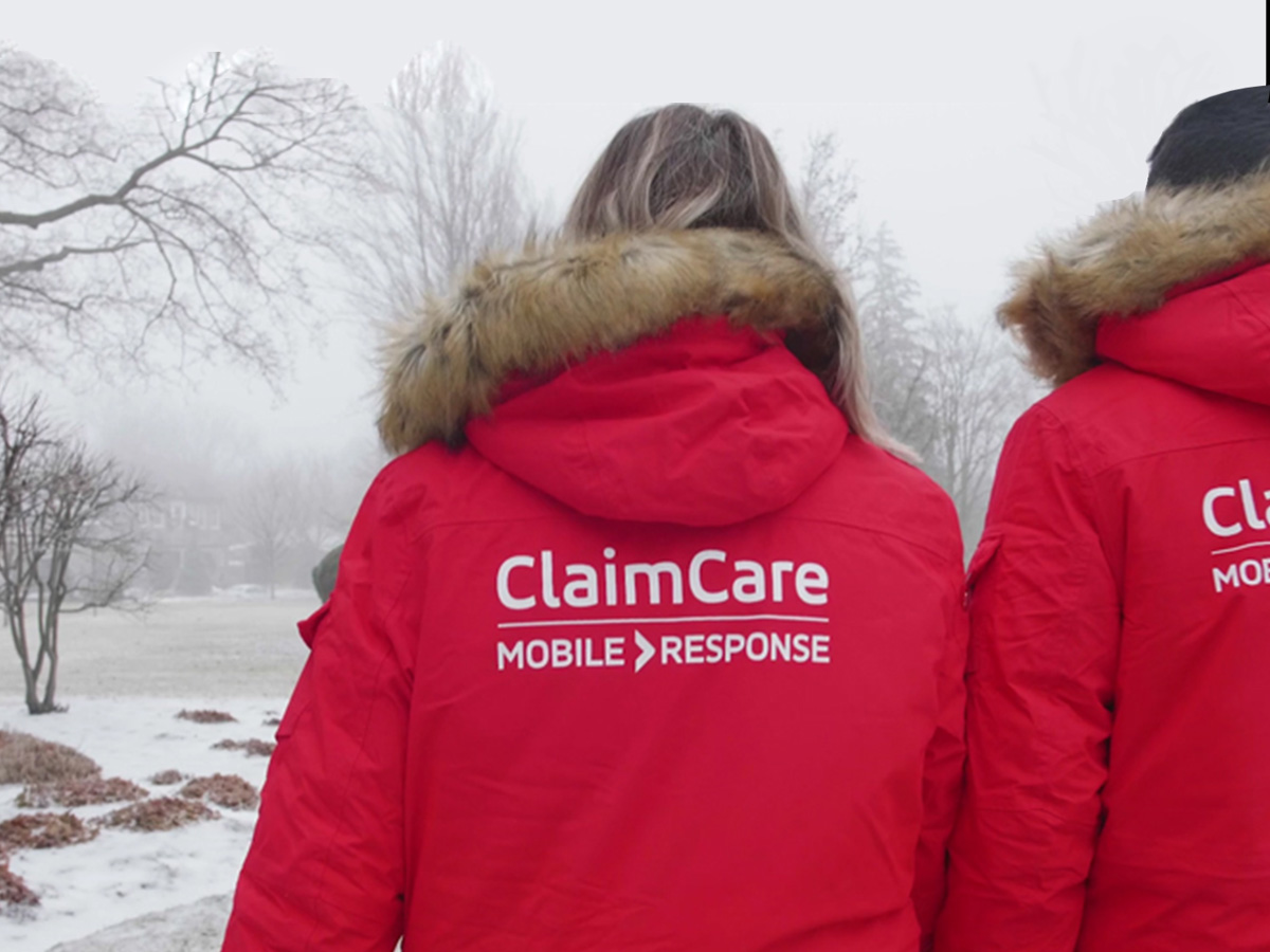 picture of Claim care mobile response team from behind